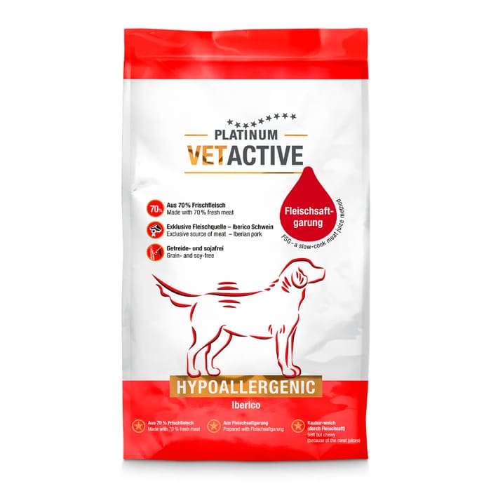 Platinum VetActive Hypoallergenic Iberico suņu barība alerģijām ar Ibērijas cūkgaļu 5 kg